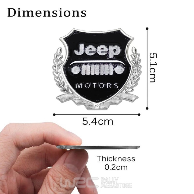 EMBLEME BOUCLIER LOGO JEEP